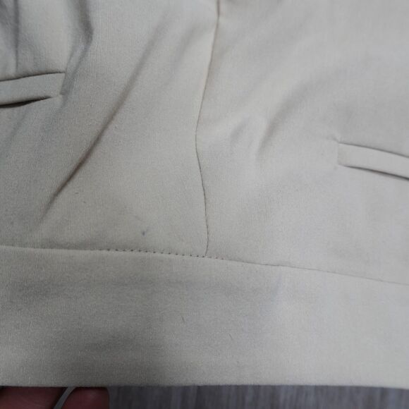 MEXX Women's Chinos Trouser Pants Wide Leg Cream NEW Sz 12 33x33 Stretch Cotton - Picture 7 of 13